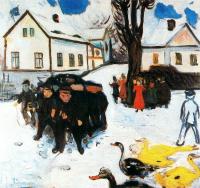 Munch, Edvard - The Village Street